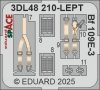 Eduard 3DL48210 Bf 109E-3 SPACE Hobby Boss 1/48